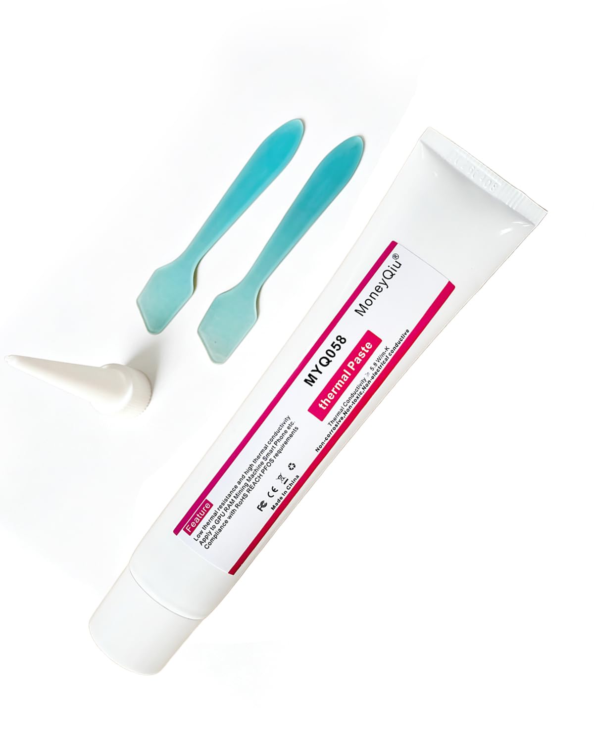 MYQ058-100g CPU Thermal Heatsink Grease Paste Compound Thermal Conductivity: >5.8W/m-k Carbon Based High Performance for CPU PC GPU -100 Grams