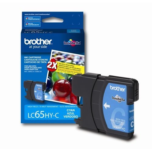 LC65HYC (LC-65HYC) Innobella High-Yield Ink, 750 Page-Yield, Cyan, Sold as 1 Each