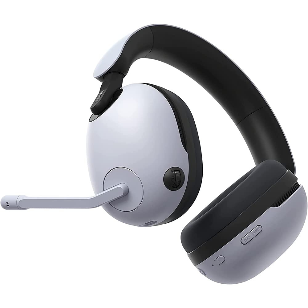Sony WHG900N/W INZONE H9 Wireless Noise Cancelling Gaming Headset, White Bundle with 2 YR CPS Enhanced Protection Pack and Tech Smart USA Audio…
