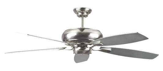 Concord Fans 52RS5ST Protruding Mount, 5 Chrome/Rosewood Blades Ceiling fan, Stainless Steel