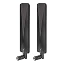 Bingfu 4G LTE Antenna 9dBi SMA Male Cellular Antenna (2-Pack) Compatible with Spypoint Flex Trail Game Camera Wireless CPE Router Hotspot Cellular