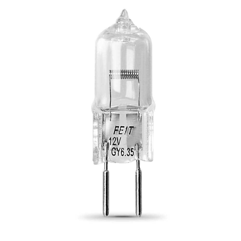 Feit Electric BPQ50T4/RP 50-Watt T4 JC Halogen Bulb with Bi-Pin Base, Clear