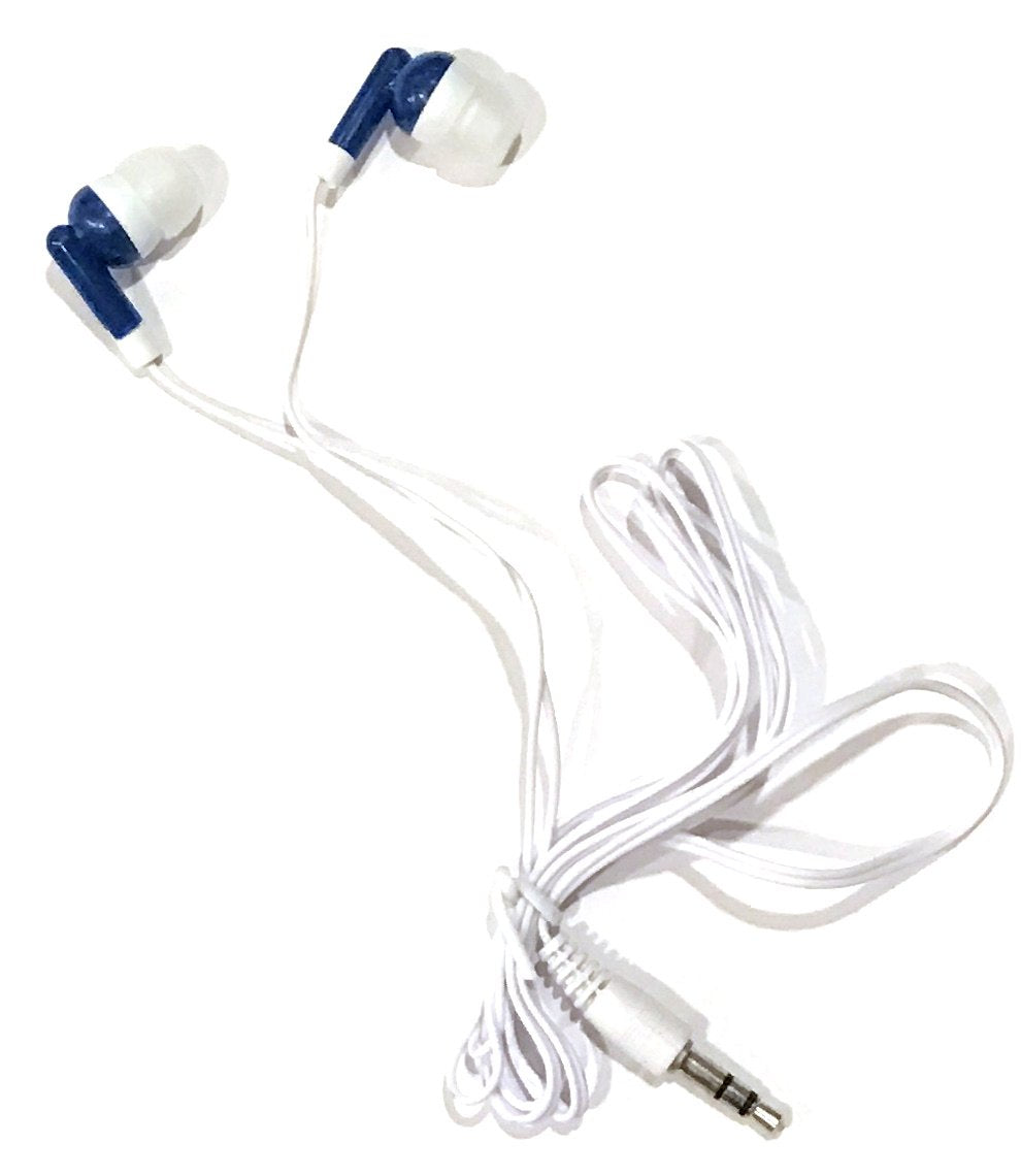 TFD Supplies Wholesale Bulk Earbuds Headphones 100 Pack for iPhone, Android, MP3 Player - Mixed Colors