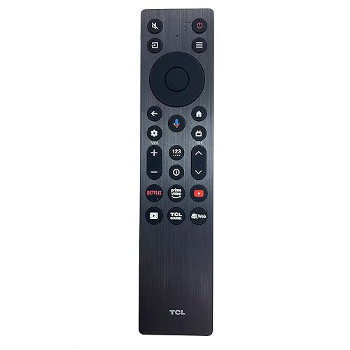 NTQinParts Voice TV Remote Control Controller Replacement for TCL 55QM6K 55-Inch, 65QM6K 65-Inch, 75QM6K 75-Inch, 85QM6K 85-Inch QM6K QLED 4K Smart