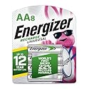 Energizer Recharge Universal Rechargeable AA Batteries (8 Pack), Double A Rechargeable Batteries