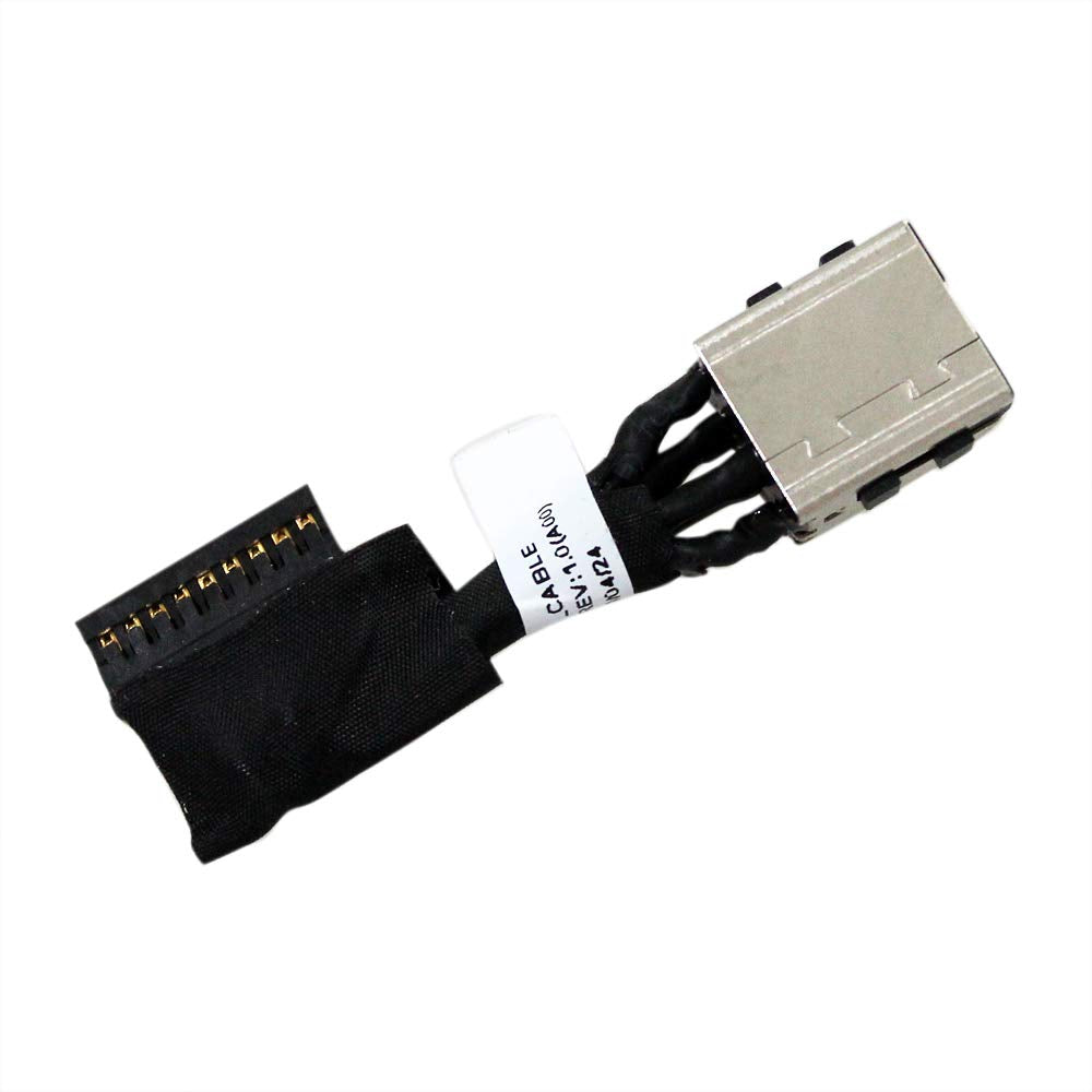 GinTai DC Power Jack with Cable Socket Plug Charging Port Replacement for Dell G3 15 17 3379 3579 P35E003 P75F003 0F5MY1