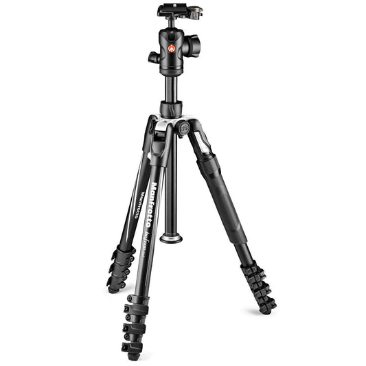 Manfrotto MKBFRLA4B-BHM Befree Advanced 2N1 Travel Tripod with Monopod, Lever Lock, Tripod Bag, Plate and Ball Head Included for Canon, Nikon, Sony
