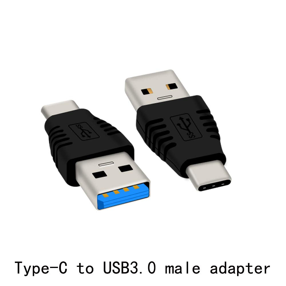 rgzhihuifz Type-C Male to USB3.0 Male Adapter，USB C to USB A 5G 3A Converter, USB 3.1 AM to CM Support Data Synchronization and Charging, Suitable…