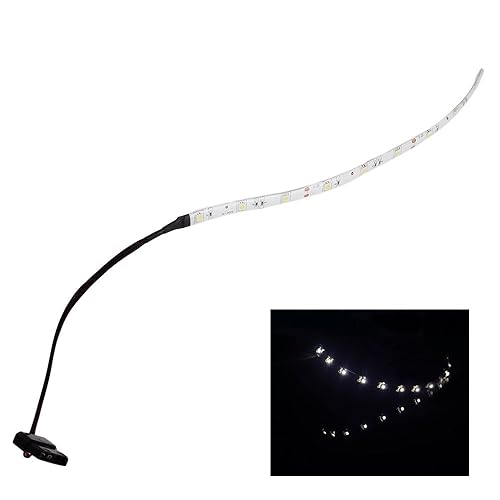 30cm Modding PC Computer Case LED Strip Light 18 LED Long Molex Connector White