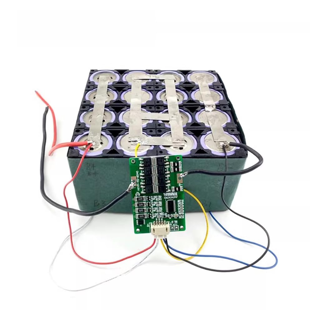 WSDMAVIS 1 Pcs Lifepo4 Battery Protection Board 4S 20A 12.8V 32650 LiFePo4 Battery BMS Protection PCB Board with Balance Overcharge Over Discharge…