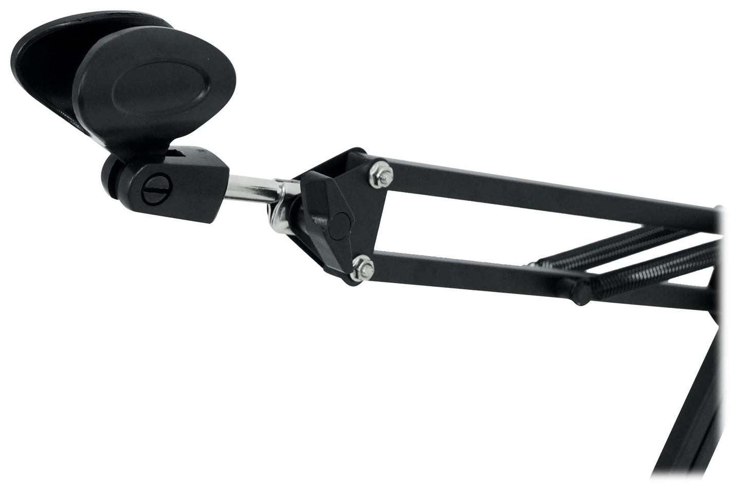 Rockville iSTAND 85 Dual Desktop Boom Arm & Gooseneck Stand, Weighted Base, Adjustable Mic Clip, Phone/Tablet Holder, Perfect for Studio, Podcasting