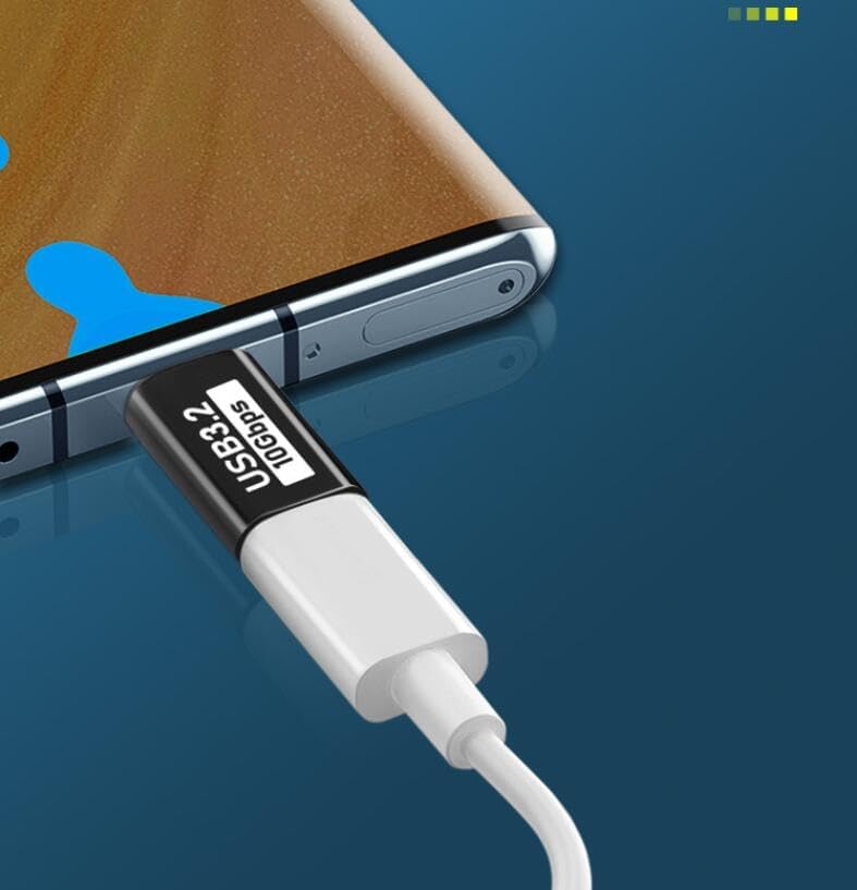 Accessonico 2 Pack USB C Extender USB-C Port Cable Adapter Type C Male to USBC Female
