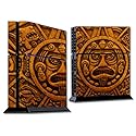 MightySkins Skin Compatible with Sony PS4 Console - Carved Aztec | Protective, Durable, and Unique Vinyl Decal wrap Cover | Easy to Apply, Remove,
