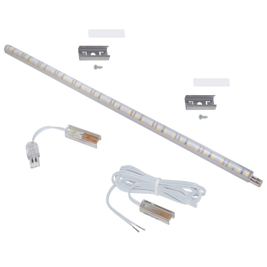 Armacost Lighting RigidStrip 12V 12" Linkable LED Strip Light Diffuser Kit 4000K 321130