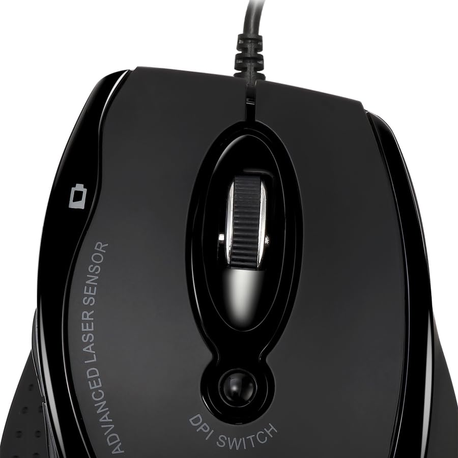 Adesso iMouse G2 USB Ergonomic Optical Mouse, Black