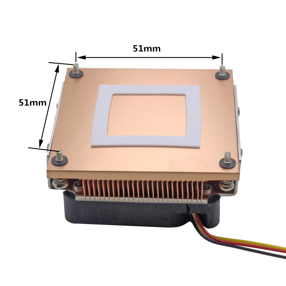 1U Server CPU Cooler Industrial Personal Computer Copper heatsink Cooling Fan for Intel PGA988/989 Active Cooling