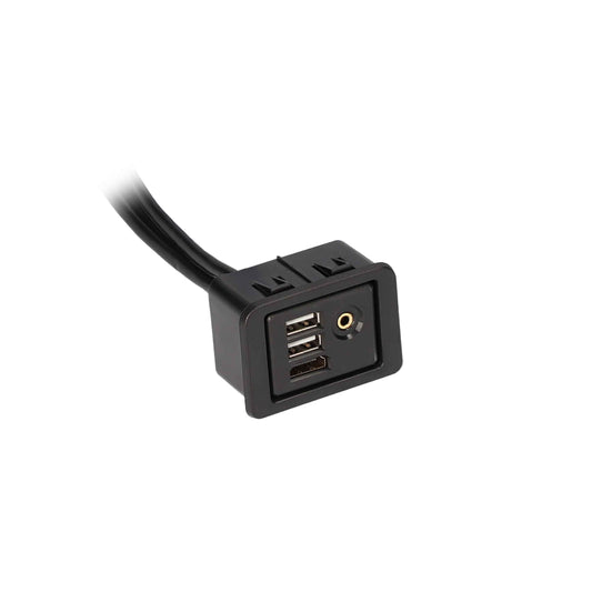 Heise Axxess USB/Aux/Hdmi Replacement Panel 3 Feet - Chrysler/Dodge/Jeep