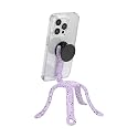 PopSockets Flexible Phone Mount & Stand, Purple - Sugar Plum Speckle