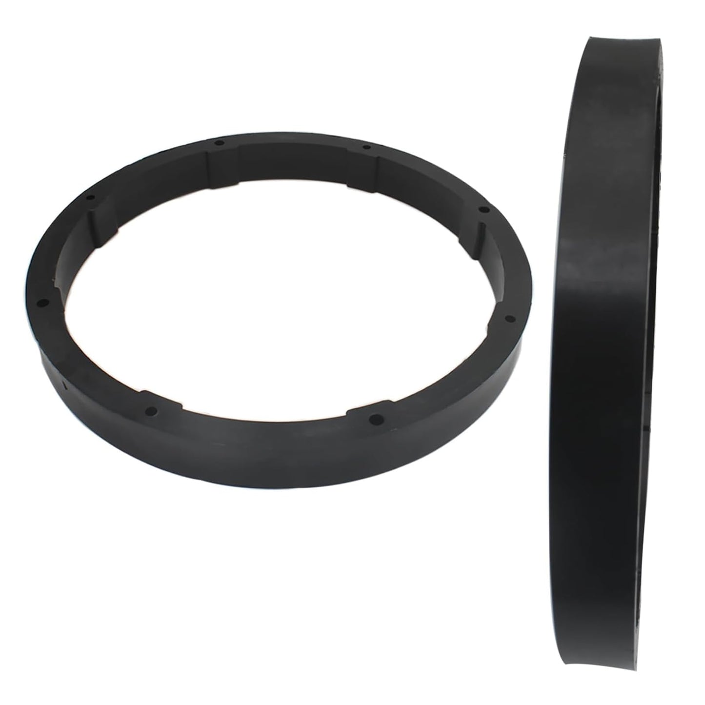 SYCZIOHU 2Pcs 6.5 Inches Speaker Spacer Rings Solid Speaker Washers Plastic Speaker Adapter Spacer Ring Replacement Part for Speaker Repair or