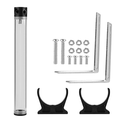 Yoidesu CPU Cooling Heat Exchanger 50mm Diameter Cylinder Water Cooling G1/4 Thread Computer DIY Cylinder Water for CPU Cooling Multiple Length(400mm)