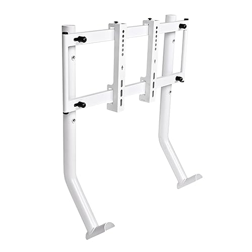 Thermaltake GR300 Racing Simulator Monitor Stand; Single Monitor or TV; 32" to 50" Screens; VESA Mounting; Powder Coated Steel; White