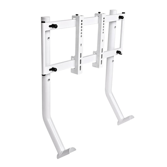 Thermaltake GR300 Racing Simulator Monitor Stand; Single Monitor or TV; 32" to 50" Screens; VESA Mounting; Powder Coated Steel; White