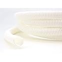 Secure 1/2 Inch White Flexible Split Loom - 10 Foot