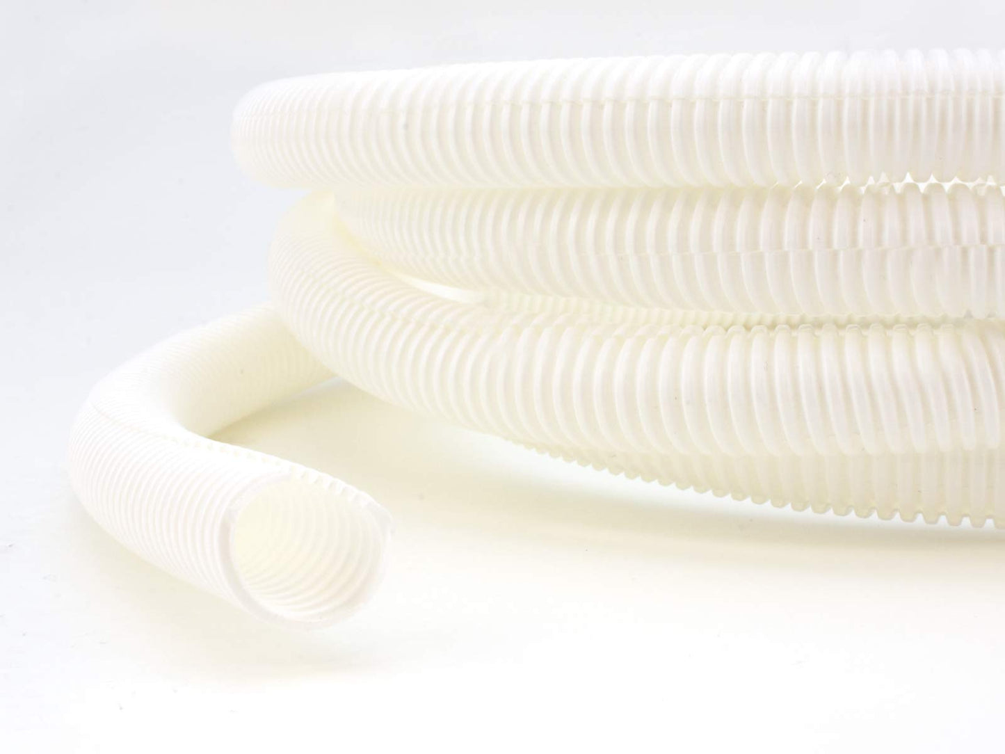 Secure 1/2 Inch White Flexible Split Loom - 10 Foot