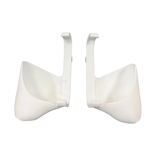 TEYOUYI Grip for 5 Thick Comfort Grip Case with Felt Wrap Ergonomic RP 5 Handheld Accessories for rp5 White