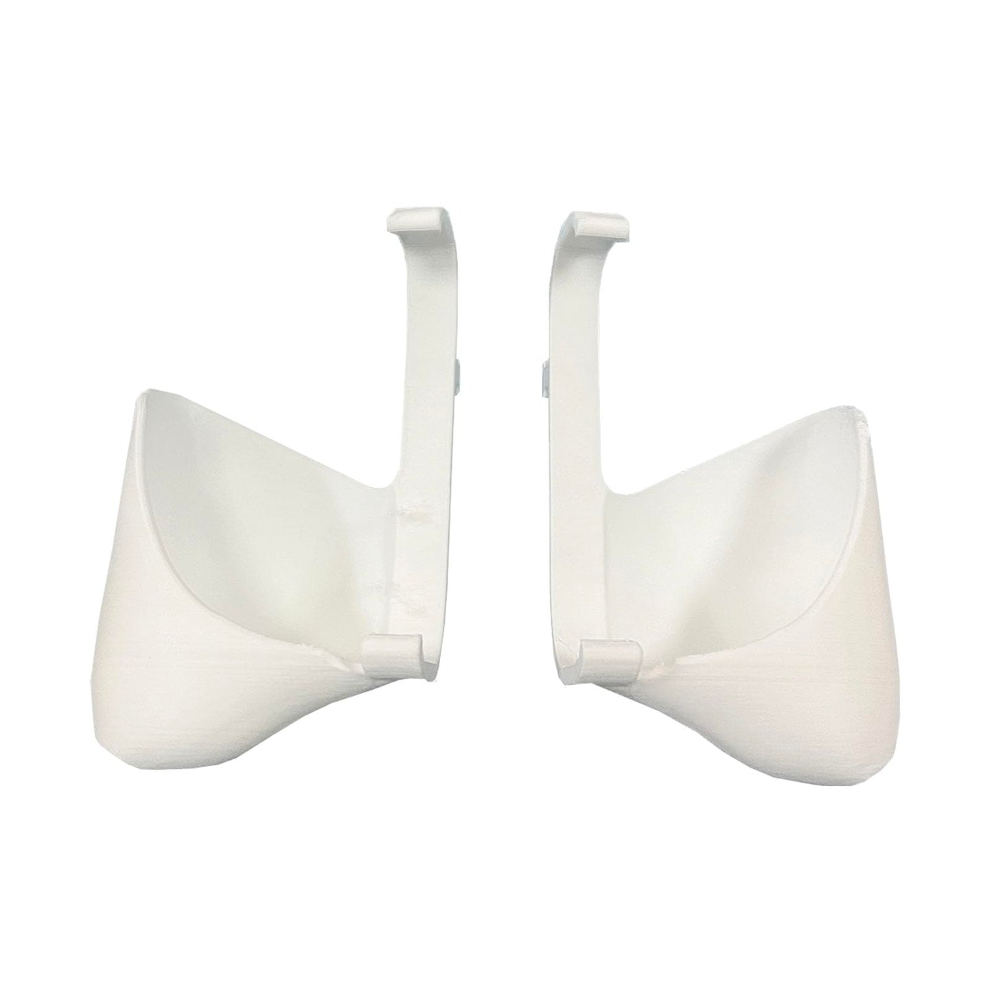 TEYOUYI Grip for 5 Thick Comfort Grip Case with Felt Wrap Ergonomic RP 5 Handheld Accessories for rp5 White