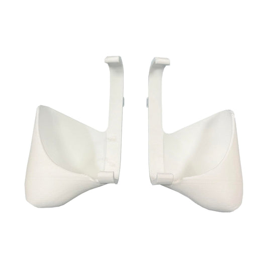 TEYOUYI Grip for 5 Thick Comfort Grip Case with Felt Wrap Ergonomic RP 5 Handheld Accessories for rp5 White