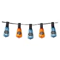 Harley-Davidson Vivid Bar & Shield LED String Party Lights, Orange & Blue