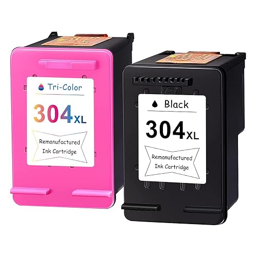 Compatible for HP 304XL Ink Cartridges Combo 304XL High Yield Inkjet Printer Cartridge for HP AMP 100 120 125 130 for HP Deskjet 2620 2622 2632 for HP