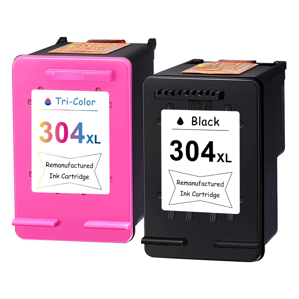 Compatible for HP 304XL Ink Cartridges Combo 304XL High Yield Inkjet Printer Cartridge for HP AMP 100 120 125 130 for HP Deskjet 2620 2622 2632 for HP