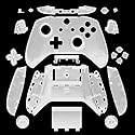 WPS Matte Case Housing Full Shell Set Faceplates + ABXY Buttons + RB LB Bumpers + Right/Left Rails for Xbox One S Slim (3.5 mm Headphone Jack)