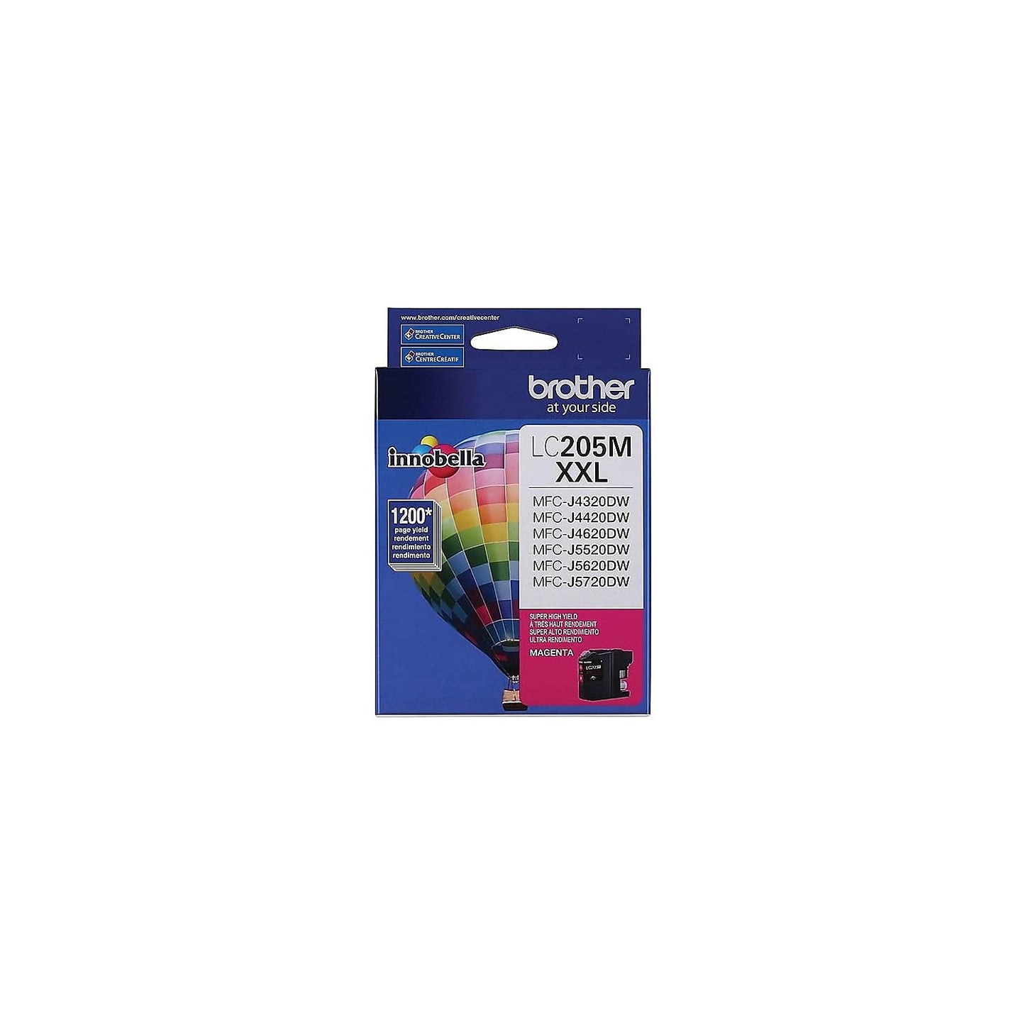 Brother Printer LC205M Super High Yield Ink Cartridge, Magenta