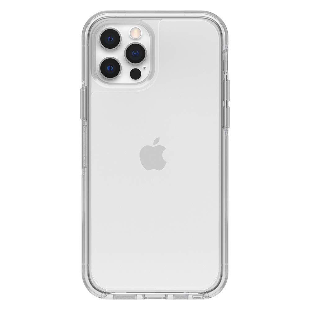 OtterBox iPhone 12 & iPhone 12 Pro Symmetry Series Series Case - Clear, Ultra-Sleek, Wireless Charging Compatible, Raised Edges Protect Camera