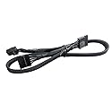 GinTai 6 pin to 2X SATA Power Supply Cable for EVGA Supernova 650 750 850 1000 G2 G3/ 750 850 1000 1300 1600 2000 G+/ 550 650 750 850 GA/ 650 750 850