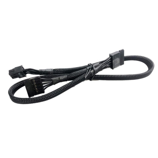 GinTai 6 pin to 2X SATA Power Supply Cable for EVGA Supernova 650 750 850 1000 G2 G3/ 750 850 1000 1300 1600 2000 G+/ 550 650 750 850 GA/ 650 750 850