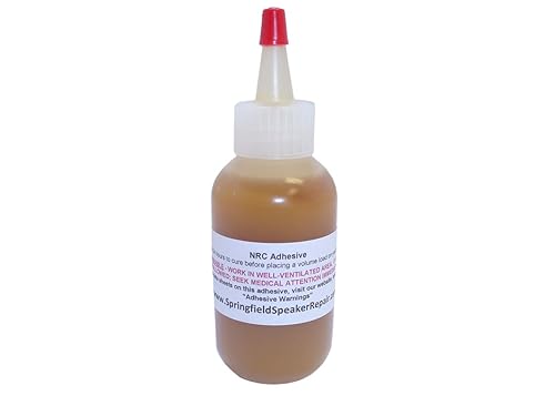 Pro-Grade Heavy-Duty Nitrile Rubber Speaker Repair Adhesive Glue (2 oz)