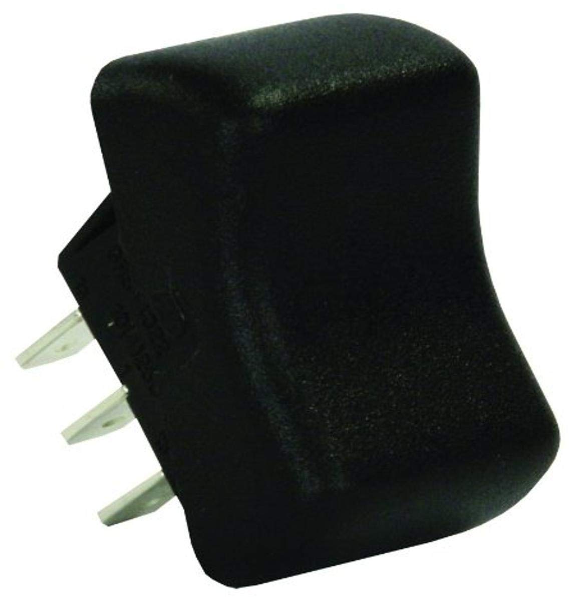 JR Products 13055 Black DPDT On/On Switch
