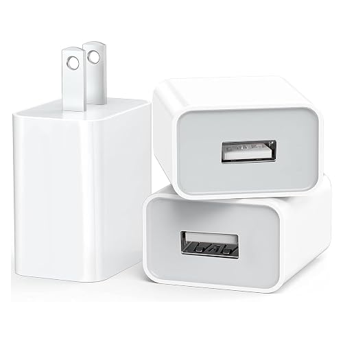 3Pack USB Camera Charger 5V 2A 10W AC DC Power Adapter for Wyze Cam V1 V2 V3 V4 Pan, Google Nest Cam, Blink 4/3/Mini XT/XT2, Ring Spotlight Ring Stick