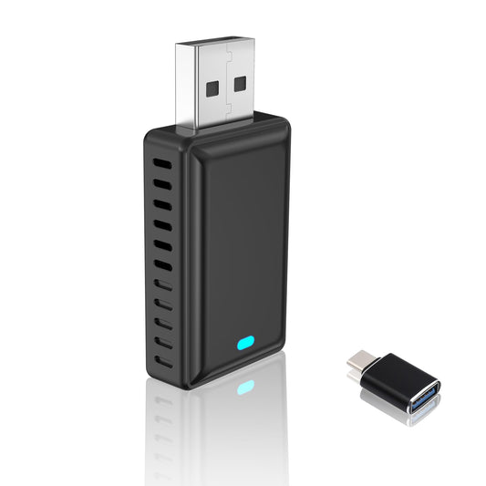 CarProKit Wireless CarPlay Android Auto Adapter USB Dongle for Apple iPhone Android Phone, Convert Original Wired to Wireless Connection, Plug & Play