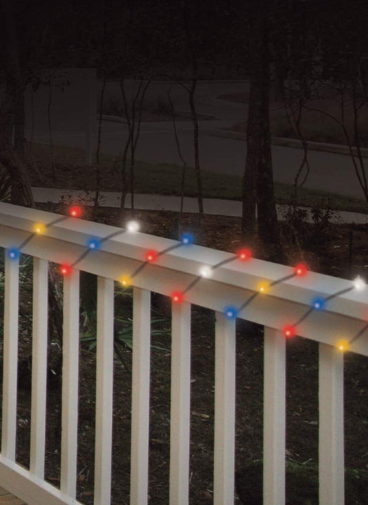 IdeaWorks Solar Festive Lights One Color One Size,Multicolor