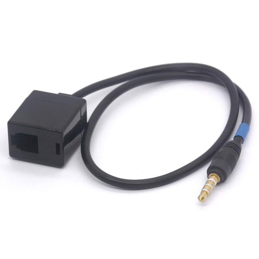PIIHUSW Headset Buddy RJ9 4P4C Female to 3.5mm Male Cell Phone Adapter Cable for Cisco, Avaya Telephone 40cm