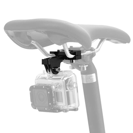 ParaPace Bicycle Saddle Rail Camera Mount Bike Seat Mount for GoPro Hero 10/9/8/7/6/5s/5/4s/4/3+ Campark AKASO DJI OSMO Action Cameras