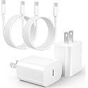 iPhone Fast Charger Block, 2Pack 20W PD USB C Charger [MFi Certified], Type C Power Adapter Plug Box Wall Charger Cube for iPhone 15 14 13 12 11 Pro