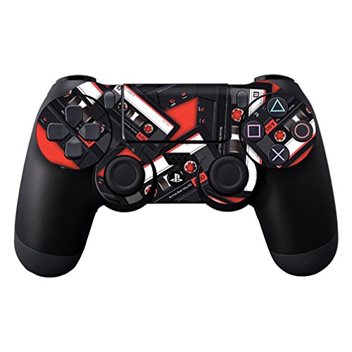 MightySkins Skin Compatible with Sony PS4 Controller - Mixtape | Protective, Durable, and Unique Vinyl Decal wrap Cover | Easy to Apply, Remove,