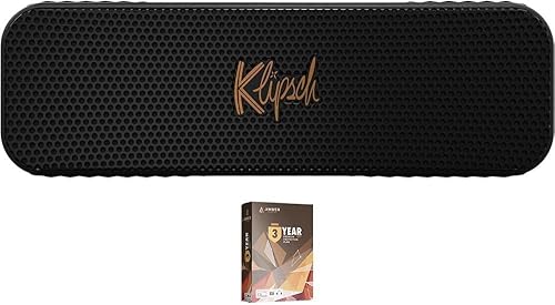 Klipsch KLIPSCH-Detroit Portable Bluetooth Speaker with Full Range Audio and a 3 Year Amber Protection Plan (2023)