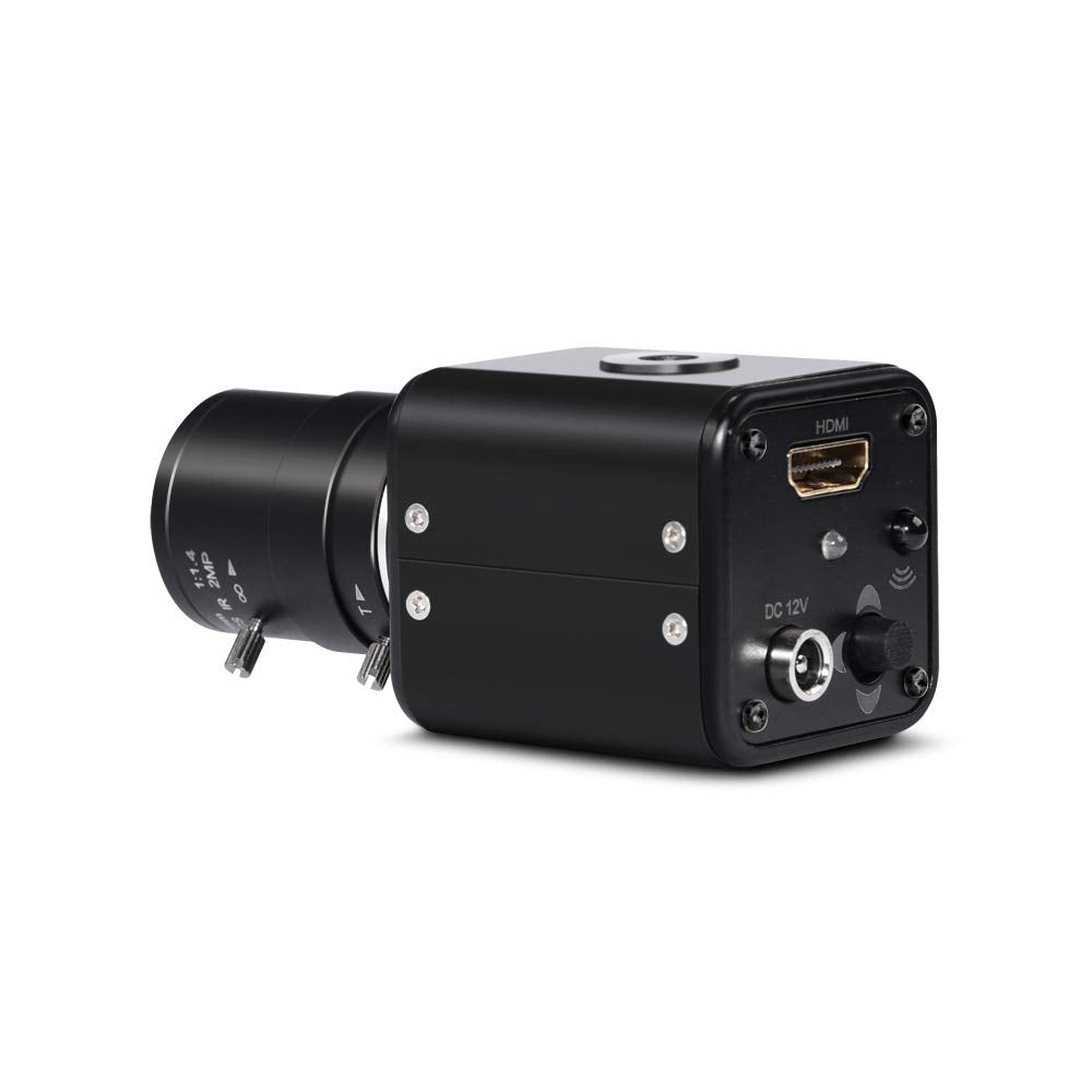 MOKOSE HDMI Camera,1080P HD Digital Security Camera, Industry Digital C-Mount Camera with 2.8-12mm Varifocal HD Lens, OSD Menu